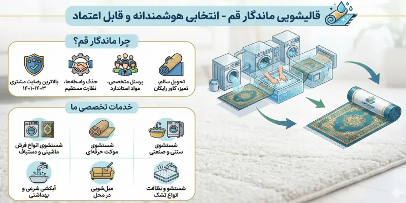 قالیشویی ماندگار در قم