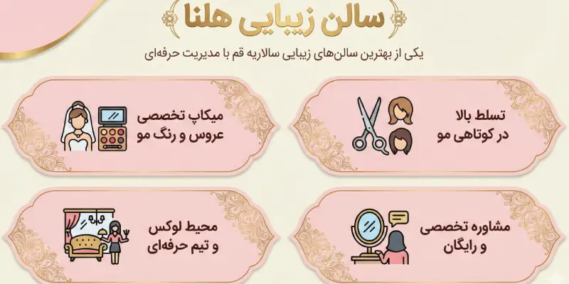 سالن کوتاهی مو هلنا قم