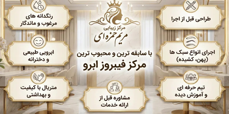 مرکز فیبروز ابرو مریم حمزه ای