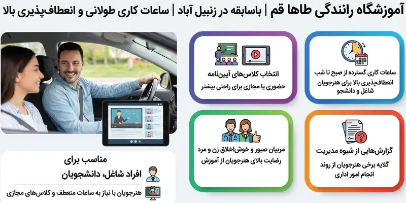 آموزشگاه رانندگی طاها قم