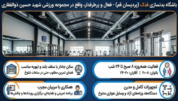 باشگاه بدنسازی فدک قم